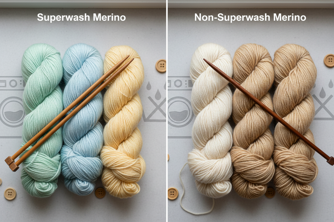 Superwash vs Non-Superwash: What It Means for Your Project